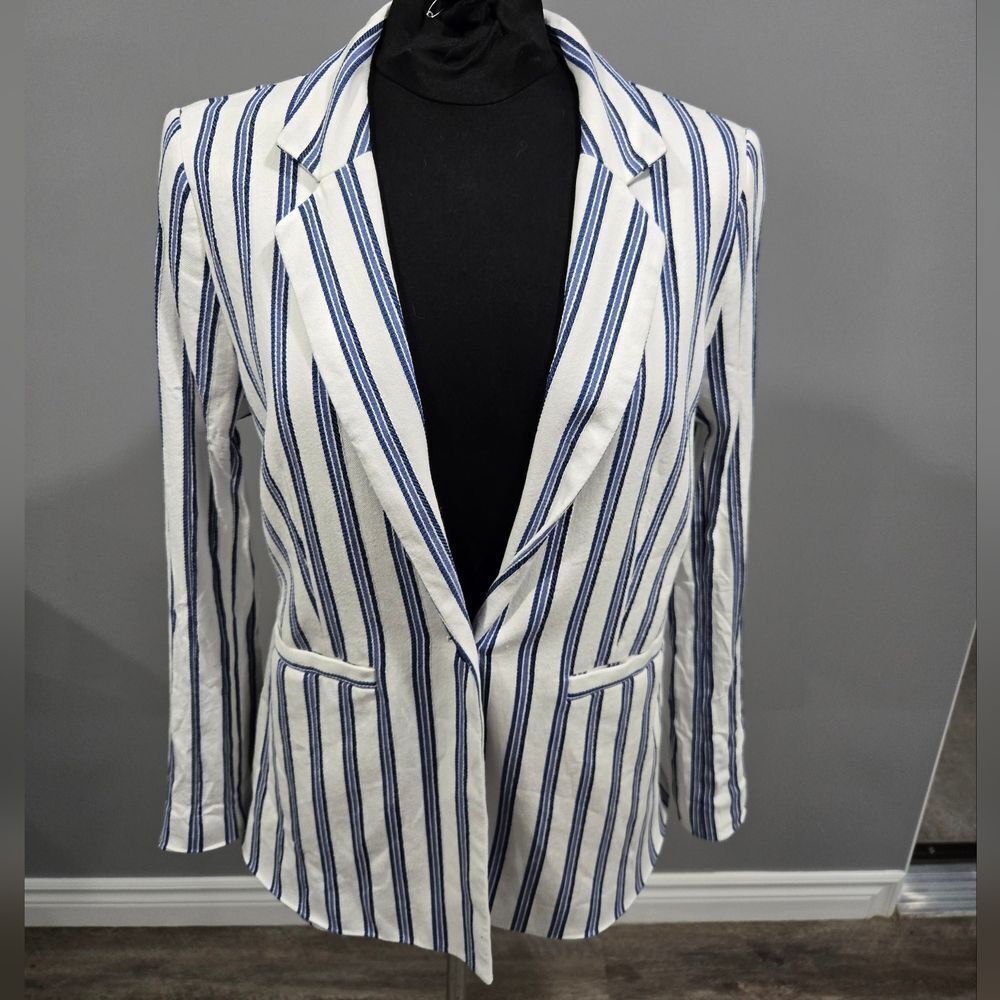 🐢 Halogen Linen Blazer Jacket Size L